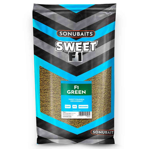 Sonubaits F1 Green Sweet Fishmeal Groundbait 2kg