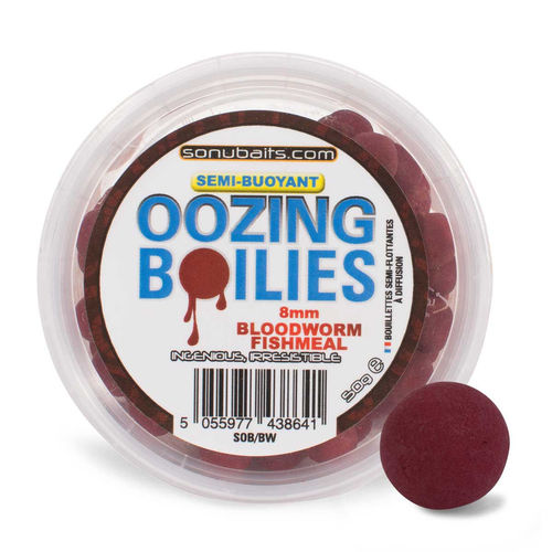 Sonubaits Oozing Boilies 8mm Bloodworm Fishmehl 50gr.