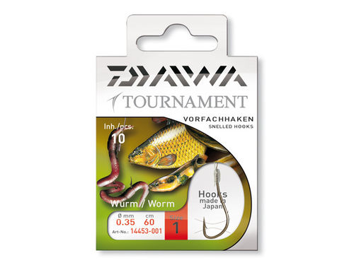 Daiwa Tournament Vorfachhaken Wurm