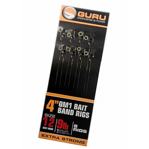 Guru Bait Bands QM1 Ready Rig 4" (0,17mm/Size16)