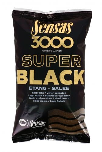 Sensas 3000 Super Black Etang gesalzen 1kg