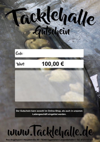 Geschenkgutschein Download 100 EURO