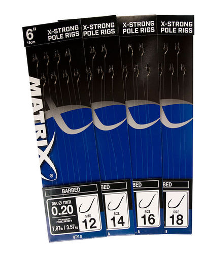 Matrix 6” X-Strong Pole Rigs (barbed)