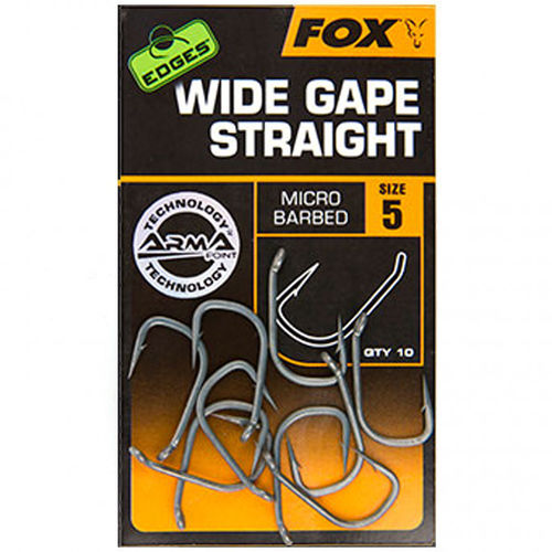 Fox EDGES™ Wide Gape Straight Hooks