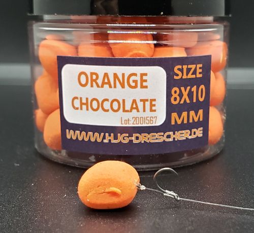 HJG GUM Wafter 8 x 10mm Orange Chocolate