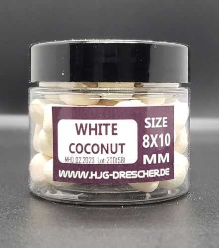 HJG GUM Wafter 8 x 10mm White Coconut