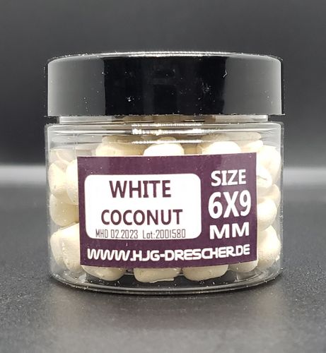 HJG GUM Wafter 6 x 9mm White Coconut