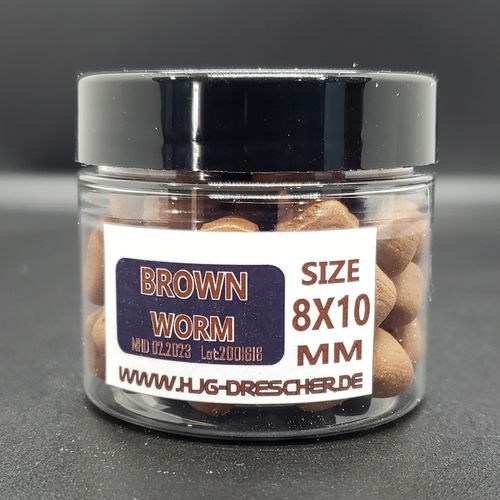 HJG GUM Wafter 8 x 10mm Brown Worm