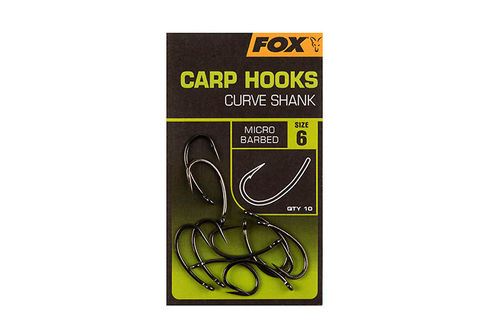 Fox Carp Hooks Curve Shank Size 2
