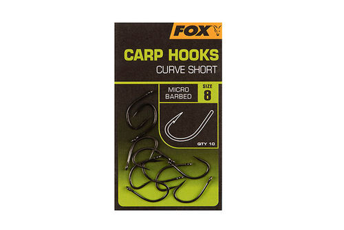 Fox Carp Hooks Curve Shank Short Size 4